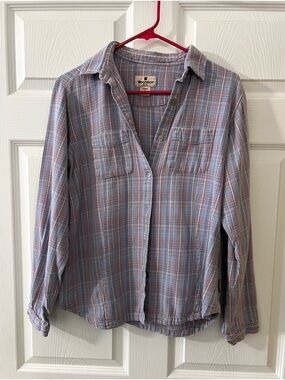 Woolrich Plaid Flannel Button-Up Shirt